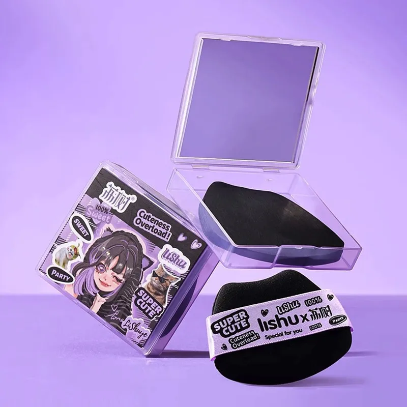 Lishu 100 Sheets Oil Clear Blotting Paper With Powder Puff Oil Control And Makeup Setting Oil Absorbing Wipes Cosmetic Tool