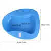 Plastic Stable Bedpan Heavy Duty Anti-Spill Reusable Thick Bedpan for Bed-Bound Patient Elderly Disabled Adult Travel Device 6