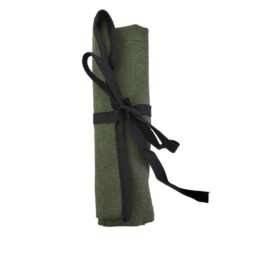 

Roll Up Tool Bag 33x27cm Accessory Green Hanging Tool Multi-Purpose Multiple Pockets Organize Oxford Cloth New