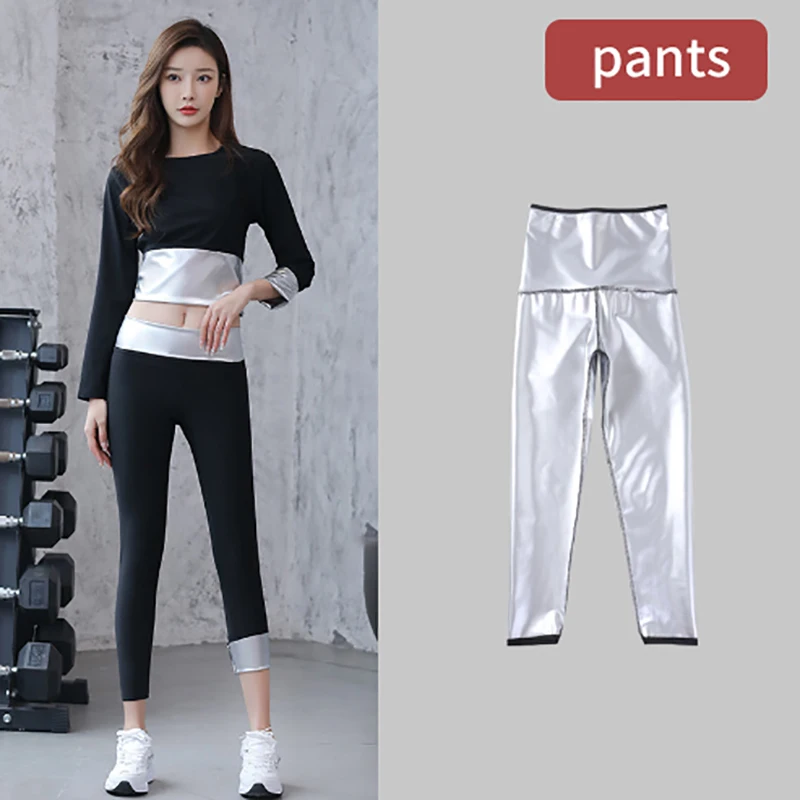 Sports Suit Women Gym Clothing Set Shirt And Shorts Sportswear Running Fitness Training Weight Loss Sweating Sauna Summer Autumn sports suit