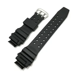 Enhanced Product Title:  
Durable Sports Electronic Watch Strap with Stainless Steel Buckle - CASIO (Black)