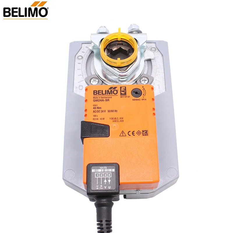 

Belimo 40Nm GM24A-SR GMU24-SR отзывы AC24V DC24V, модулирующий привод демпфера для HAVC с позицией