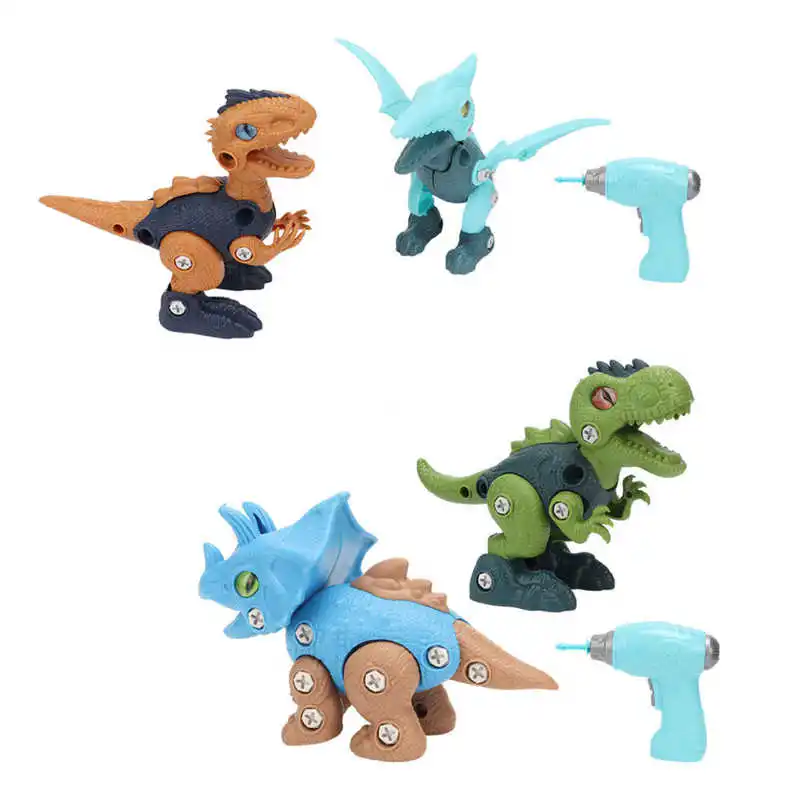 Bricks Toys Dinosaur Assemble Toy Develop Hand On Ability Educational Take Apart Animal Toys for Kids - 4