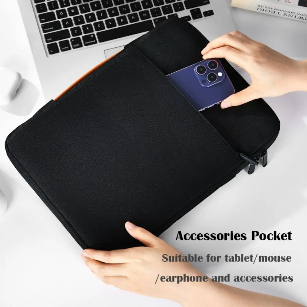 Water-Resistant Shockproof Laptop Sleeve with Large Capacity