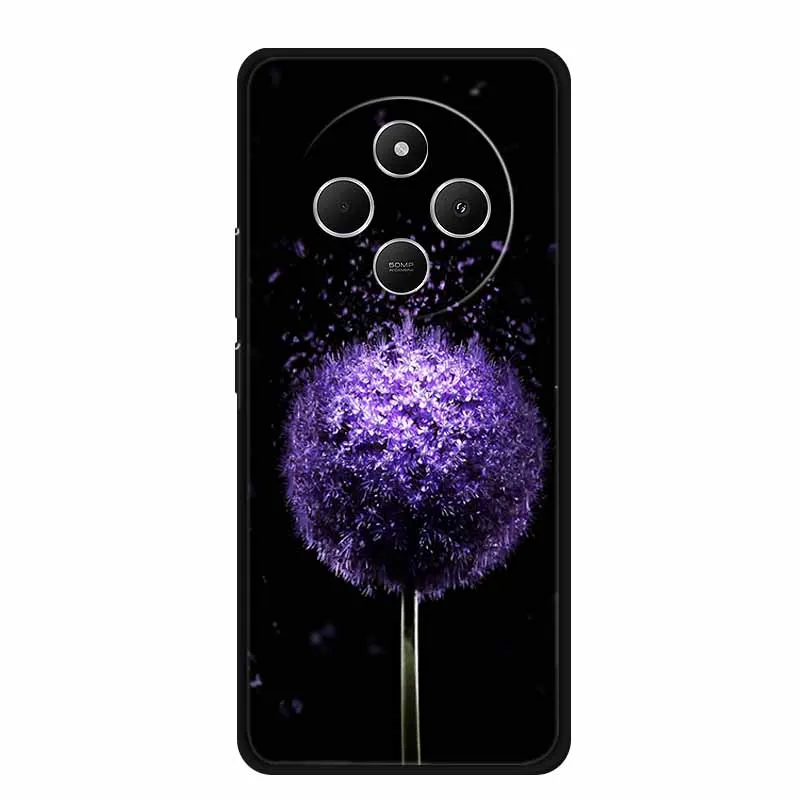 Sleek Black Silicone Shockproof Phone Case - Soft Protective Back Cover