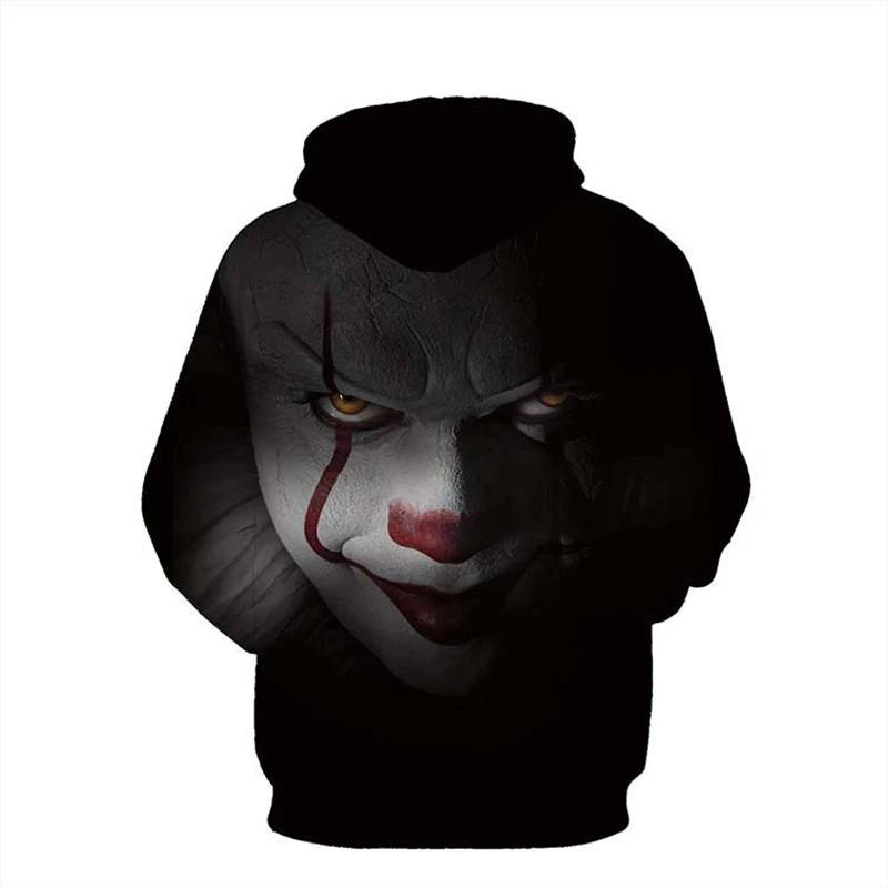 2023 New Arrival Personality Hoodies Horror Movies 3D Printed Pullover Men Women Casual Oversized Hooded Sweatshirts Cool Hoodie