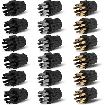 A65T-M8 Accessori per pulitore a vapore 18 pezzi Testina per pulitore a vapore, parti di ricambio per accessori per vaporiera, t