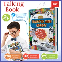 English Point Reading Books Children's Early Educational Toys Montessori Smart Multifunctional Book For Toddler Learning English 1