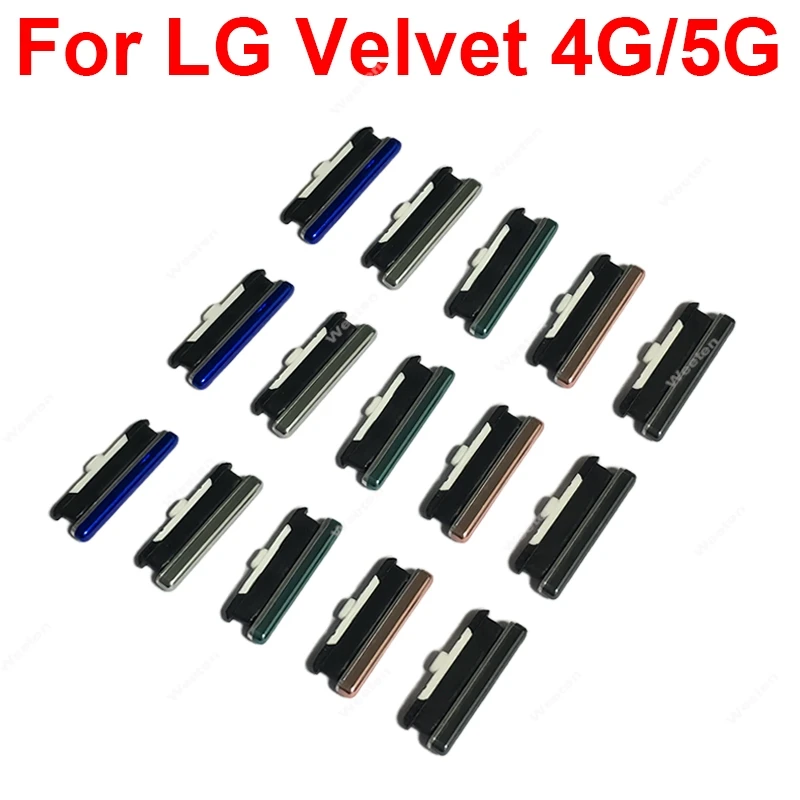 Power Volume Side Buttons For LG Velvet Velvet 5G LM-G900 LM-G910 Volume Power Small Side Keys Repair Parts