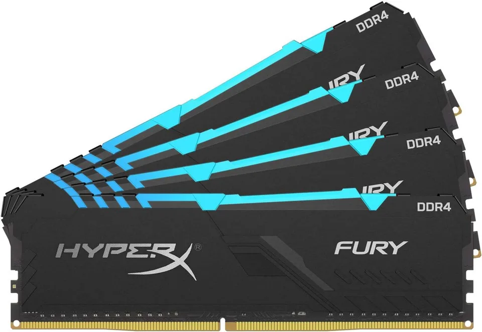 Hyperx FURY-RGB ddr4メモリ、デスクトップ用、2666mhz、3200mhz