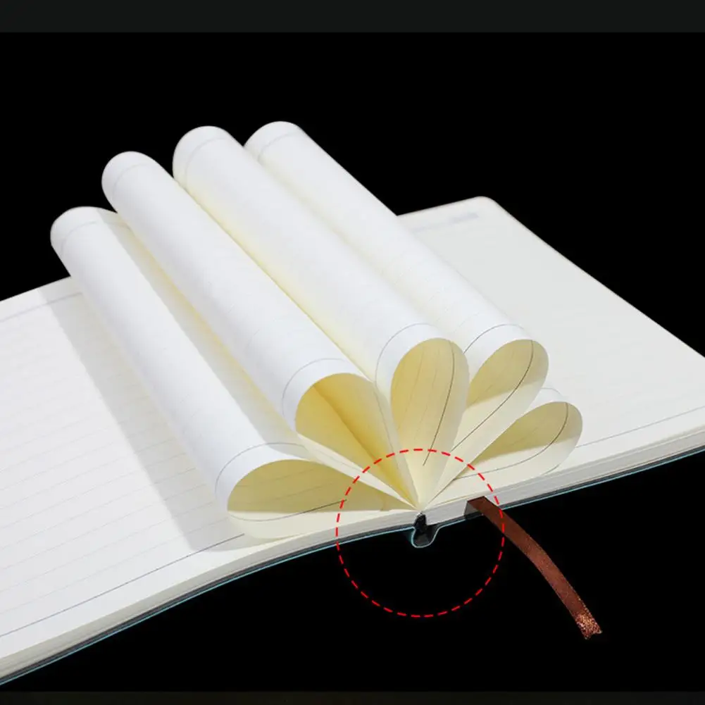 Planner Notebook Paper Notebook with Bookmark Belt Clear Stripe for Home School fournitures scolaires