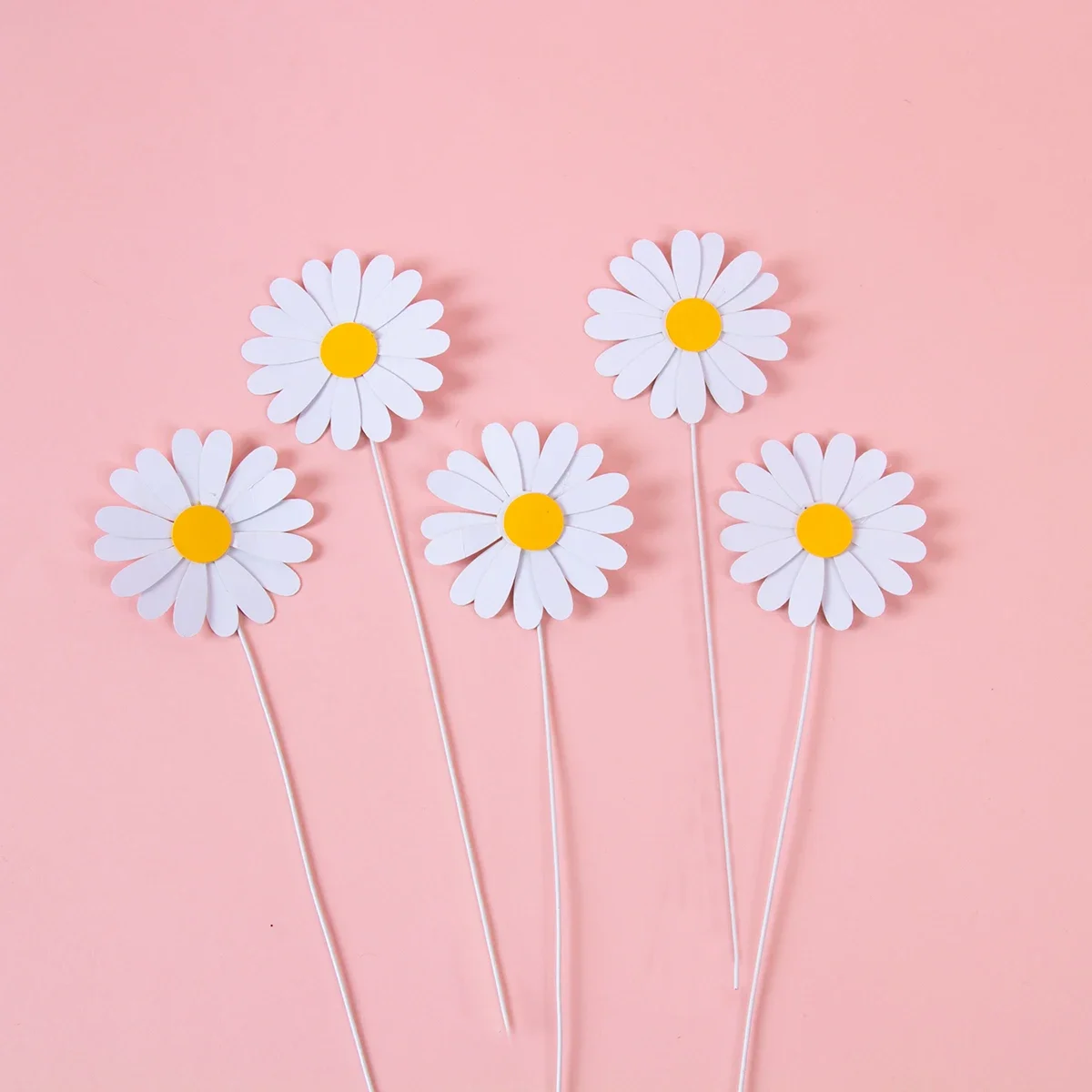 Daisy Cupcake Toppers party decorations birthday party supplies cake topper cake decorations cake toppers 1/5Pcs Baby Girl Birthday Party Decoration Kids Christmas Cake Supplies Accessories