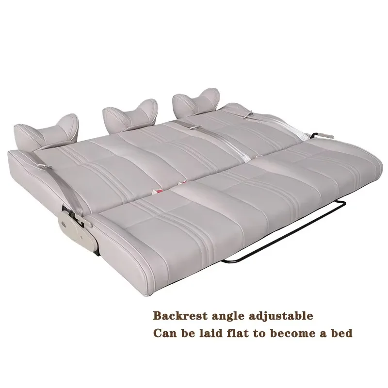 Customized Car Seat Folding Bed Chair LayFlat Backrest Fit RV