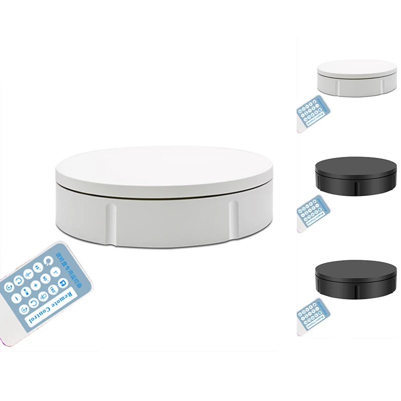 

Hot Adjustable 360 Degree Round Rotating Turntable Display Stand Photography Accessories Studio Photo Backdrop