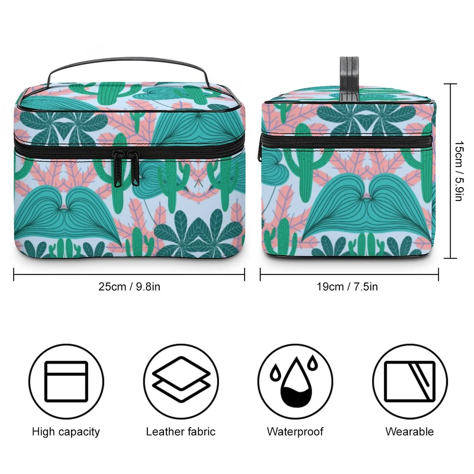 Customized Pattern Makeup Bag Outdoor Travel Makeup Bag Women Multifunction Cosmetic Bag Girl Outdoor Waterproof Make Up Case