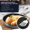 Hero LuxeClad Non Stick Frying Pans - Dishwasher and Oven Safe Skillet - Induction Ready, Compatible with All Cooktops Fryi 3