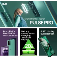 [World Premiere] Global Version HMD Pulse Pro 4G Smartphone 6.56" 90Hz Display 50MP Selfies Rear Camera 5000mAh Full Android 14 2