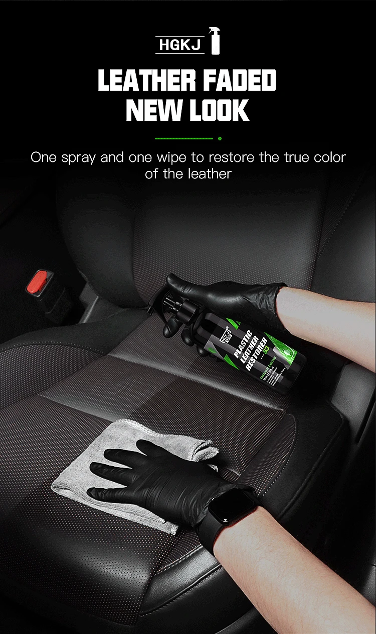 S3 Car Plastic Restorer Polish for Interior Exterior Trim Long-lasting Cleaner Agent Hydrophobic Coating Car Chemicals  HGKJ cleaning leather seats