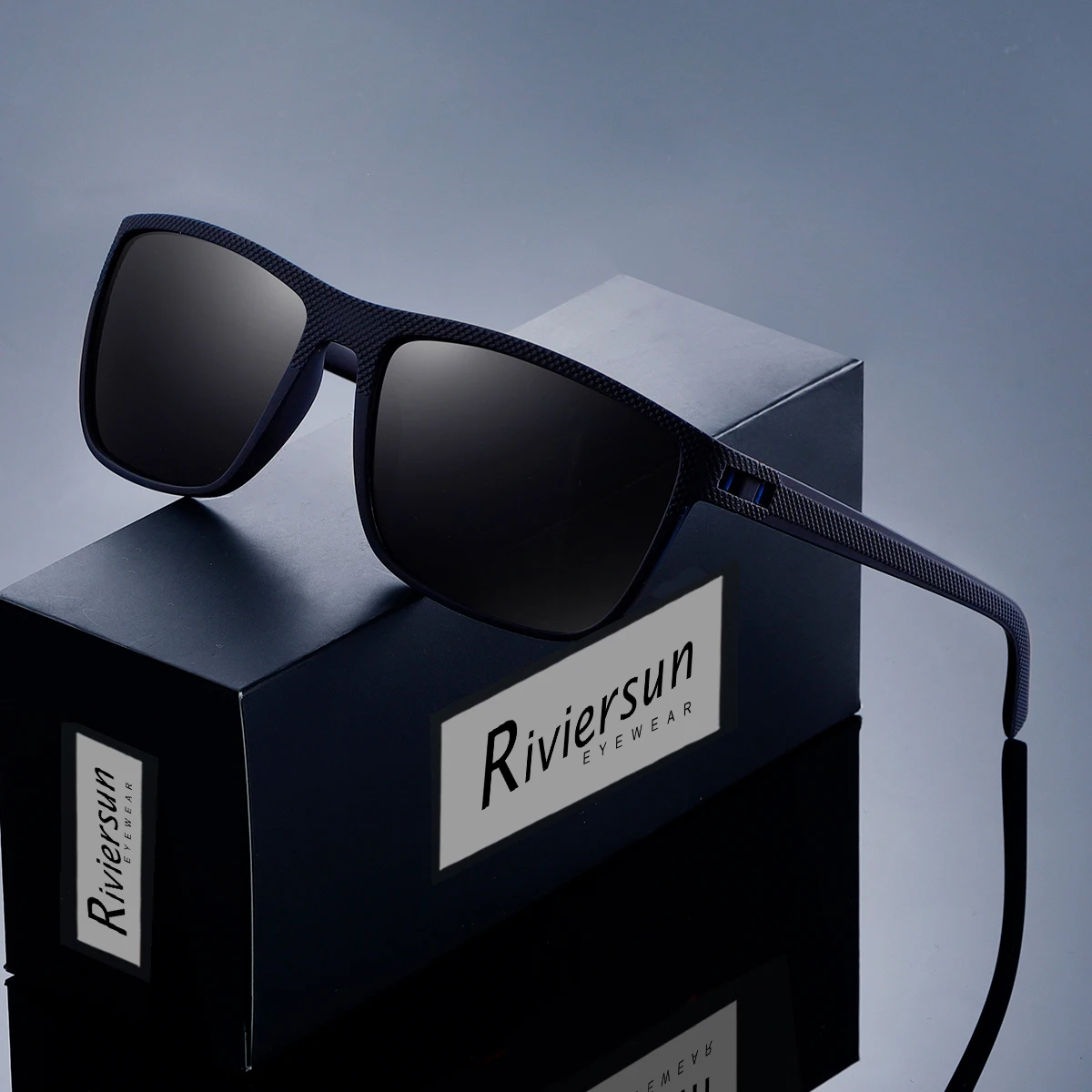 Polarized Lightweight Square Men's Sunglasses with UV400 Protection