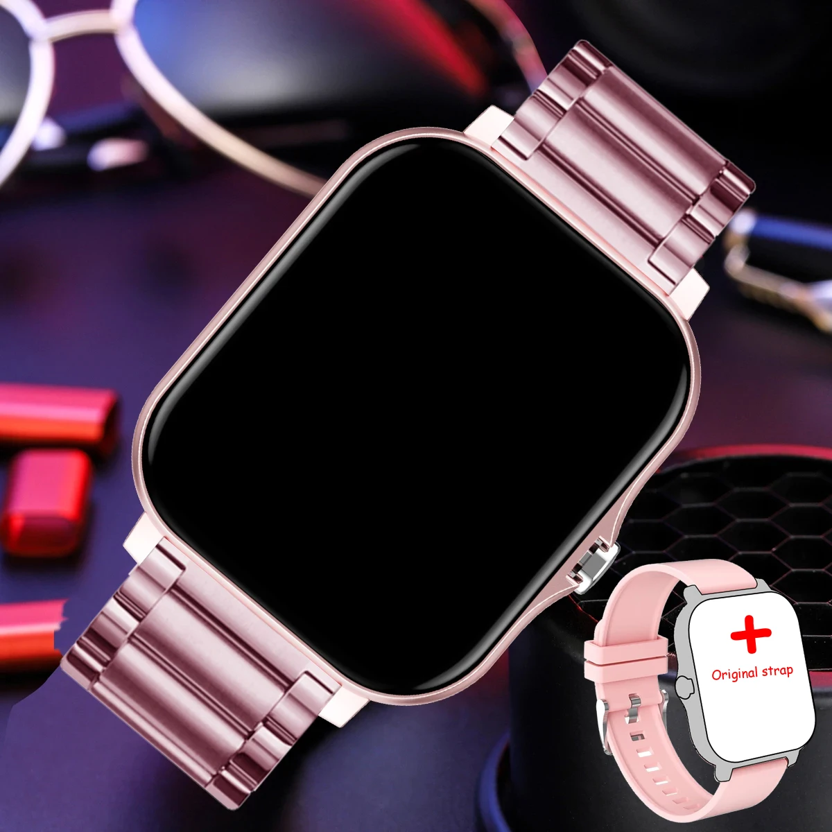 Pink steel strip