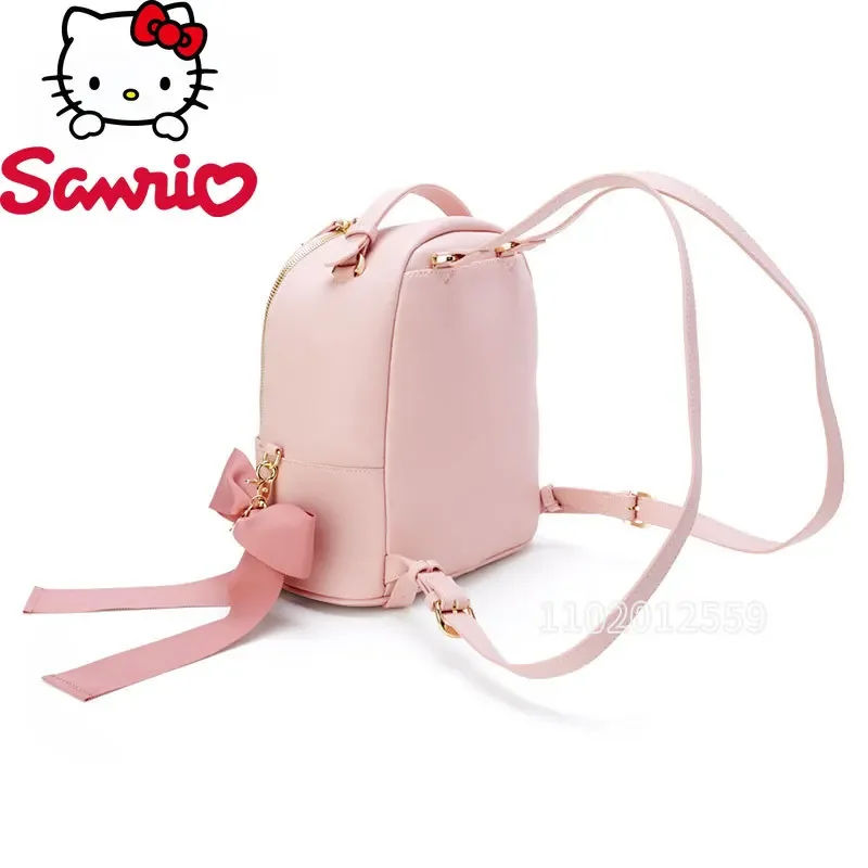 Sanrio Hello Kitty New Mini Backpack Cartoon Cute Women's Mini Backpack Luxury Brand Fashion Girls' Schoolbag High Quality