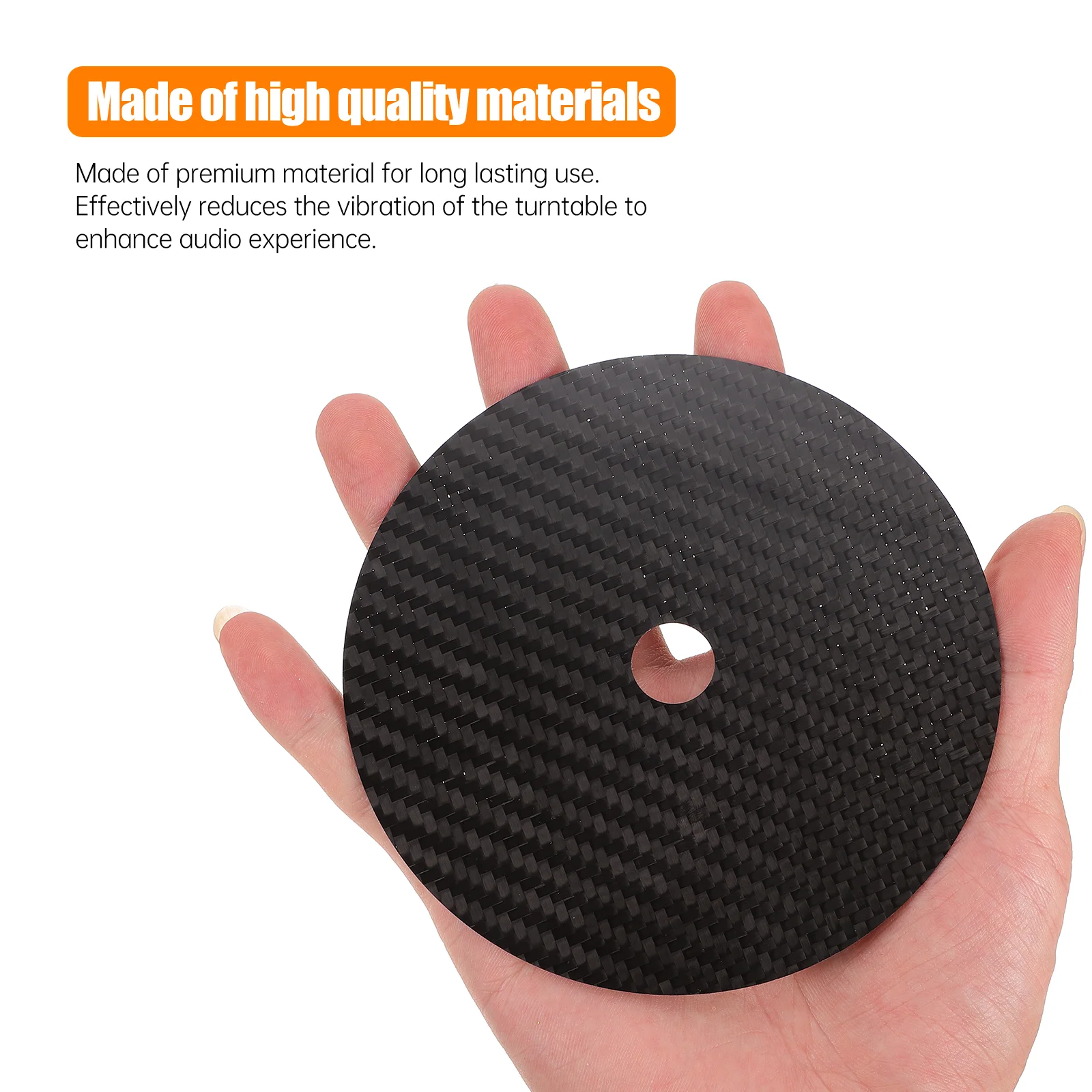 CD tuning pad carbon fiber platen turntable platter mat disc dish washer cushion vinyl record player mat