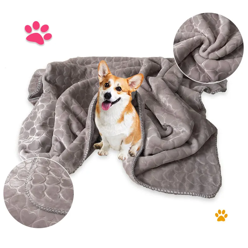 

Universal Plush Love Pet Blanket Warm Comfortable Dog Cat Sleeping Mat Cover Washable Plush Flannel Super Soft Pupy Pad Bed Nest