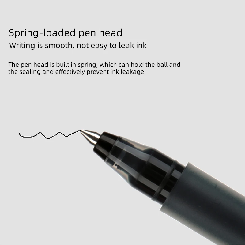 5/10/12 PCS Gel Pens School Supplies Black Blue Red Color 0.5mm Ballpoint Pen Writing Tool School Office Stationery 3