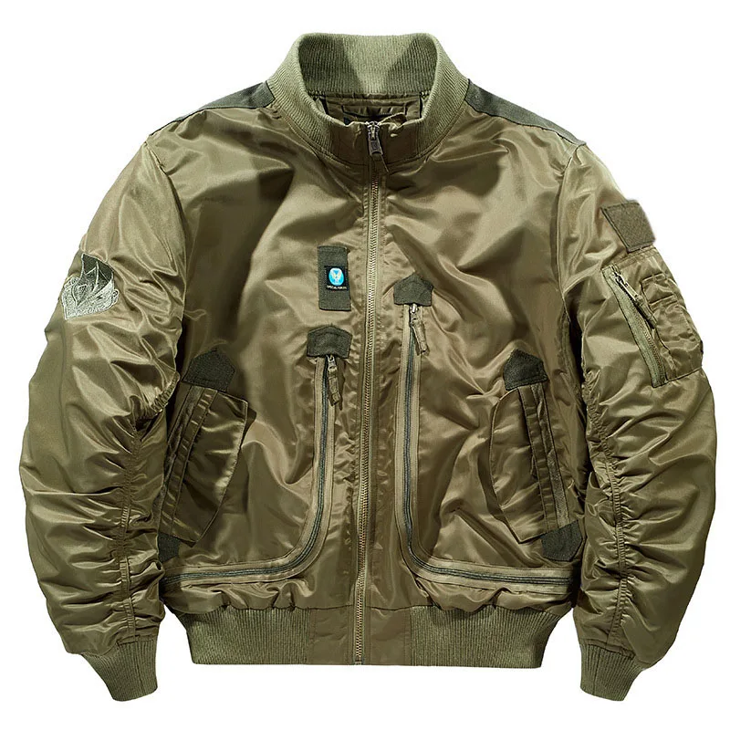 Nature Hike Military Mountaineering Retro Windbreaker Oversize Cardigan Windshield Cold Techwear Heating Outdoor Heavy