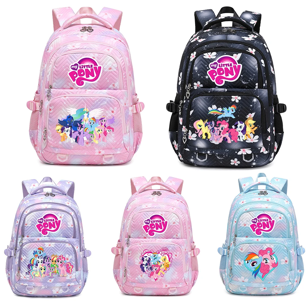 My Little Pony Schoolbag for Teenage Girls Bookbag Mochila