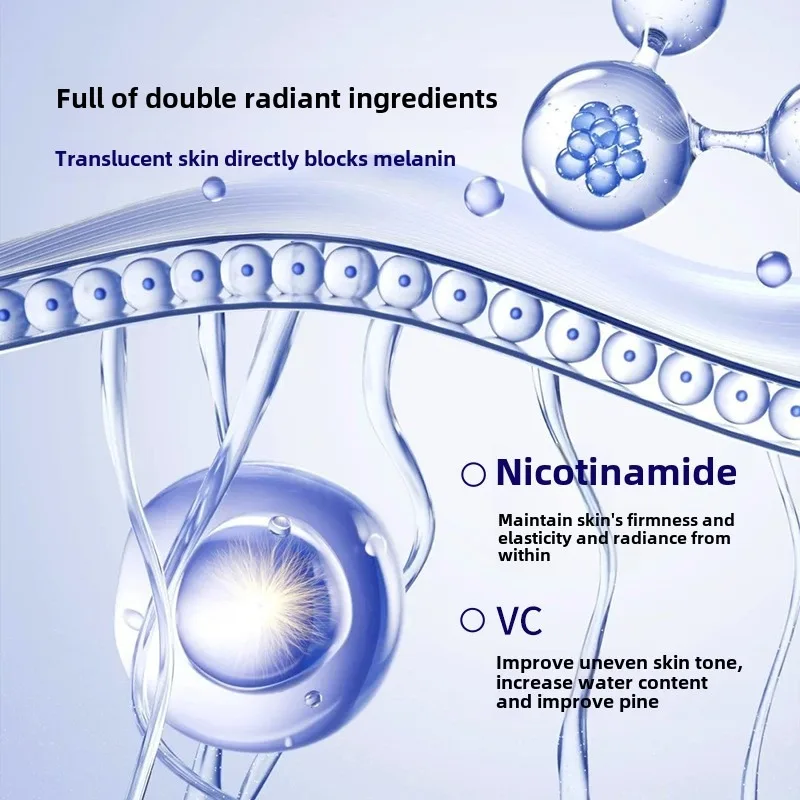 Niacinamide Freeze-Dried Powder Kit Brightening Dark Spot Treatment Oil Control & Pore Minimizer for All Skin Types