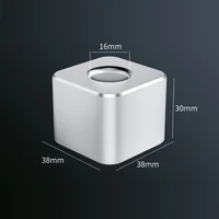 Portable Metal Pen Holder Aluminum Pen Holder with Non-Slip Pad - Versatile Desk Organizer for Bathroom & Office Supplie 6