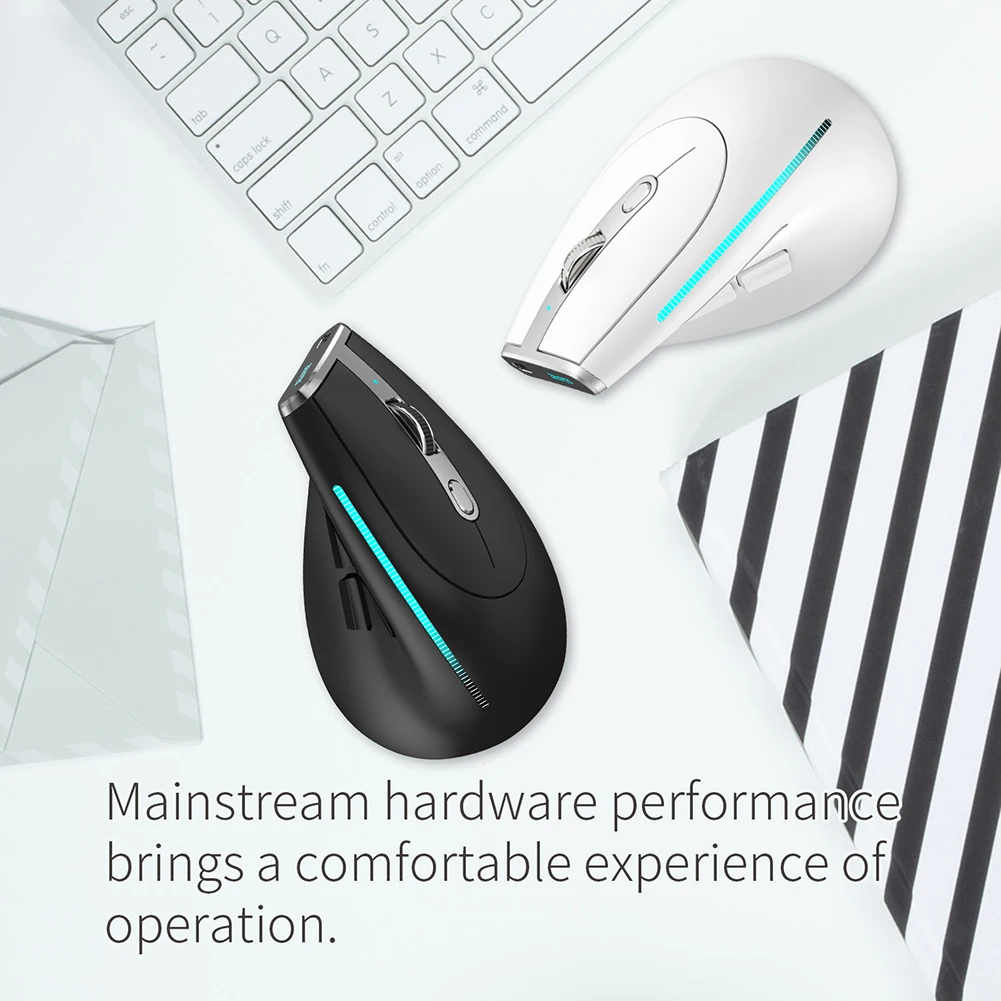 ergonômico mouse vertical sem fio direita da mão esquerda computador jogos ratos óticos usb para computador portátil