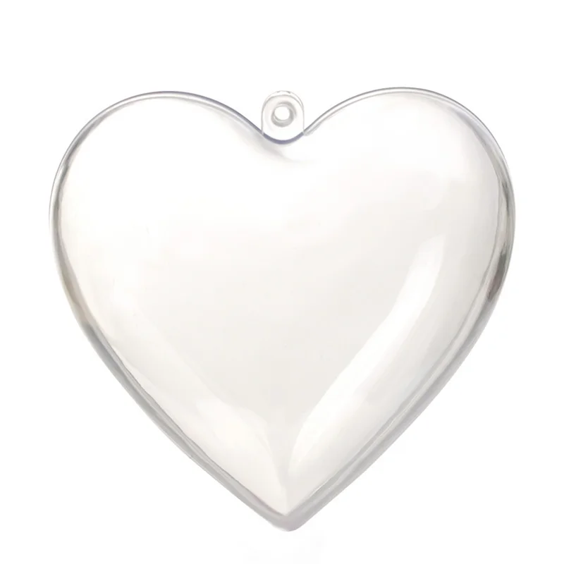 

Стеклянные шарики в форме сердца из прозрачного пластика для украшения на Рождество и свадьбу