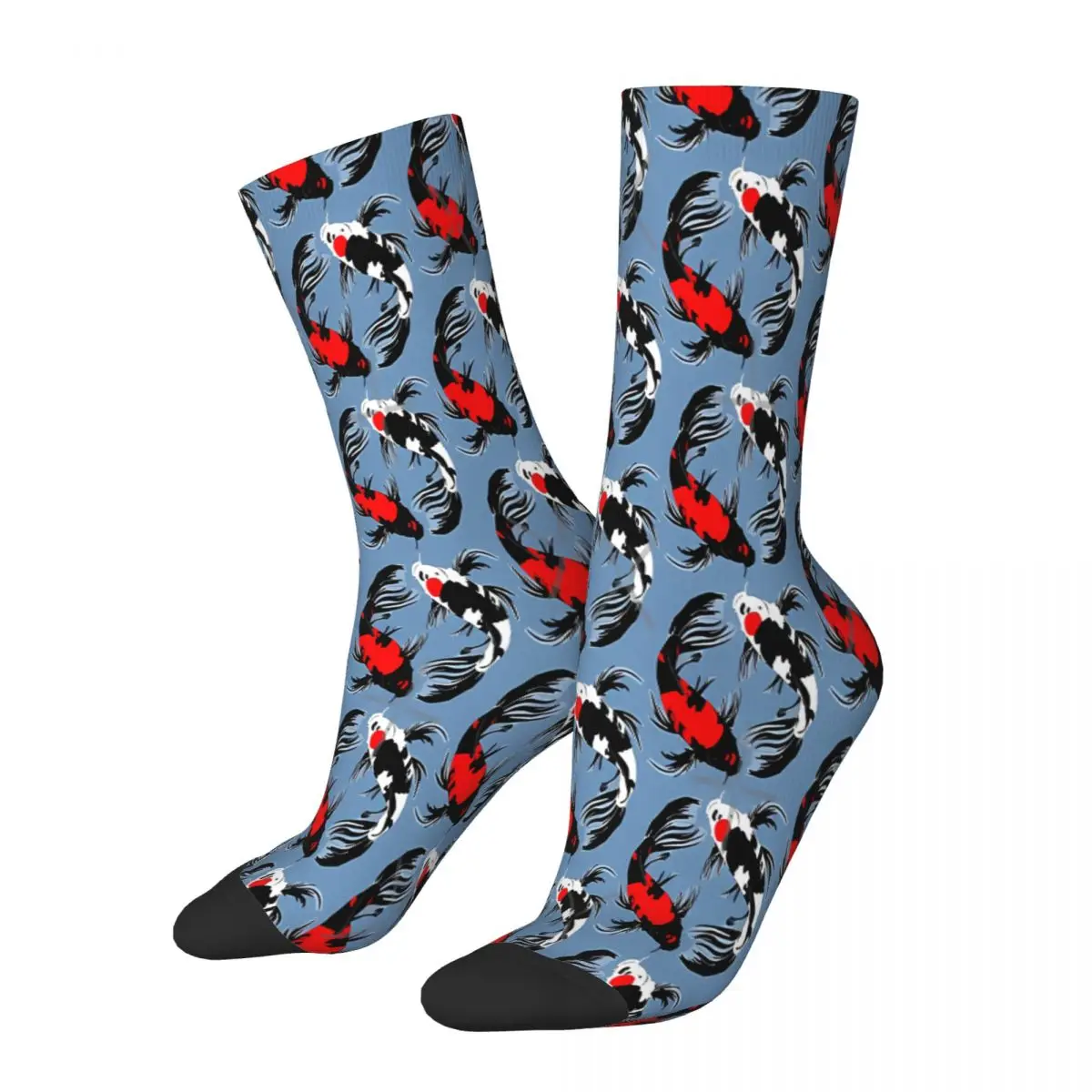 

Koi Fish Pond Japanese Socks Male Mens Women Summer Stockings Harajuku
