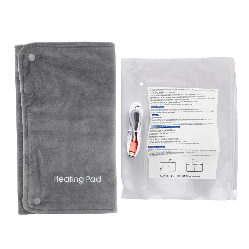 Heating Pad 50℃ Heat Graphene Thermostat Hand Warmer Winter Office Hand Warming