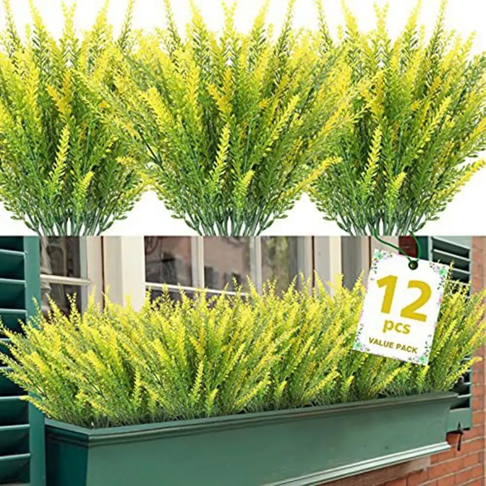 

Simulation Lavender 5Pcs Useful Not Wither Plastic Fake Lavender Wedding Decor Home Supplies