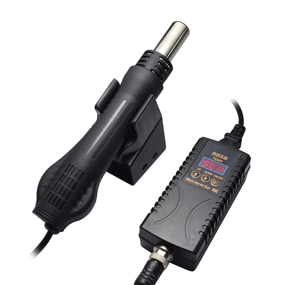 Hot Air Gun Eruntop 8858 Digital Display DIY Hot Air Heat Gun SMD Rework Station Mini 858D Welding Machine hot air gun heat gun mini hot air gun