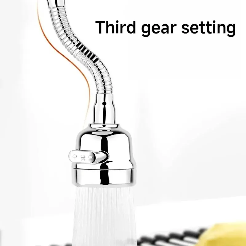 Faucet Extender 3 Modes Universal Kitchen 360&deg; Rotation Filter Gadgets Spray Water Saving Tap Nozzle