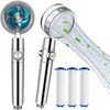 High Pressure Turbo Fan Shower Head with Filter, 360° Swivel, Water Saving, Rainfall Design - Bathroom Accessories Hair stopper 5