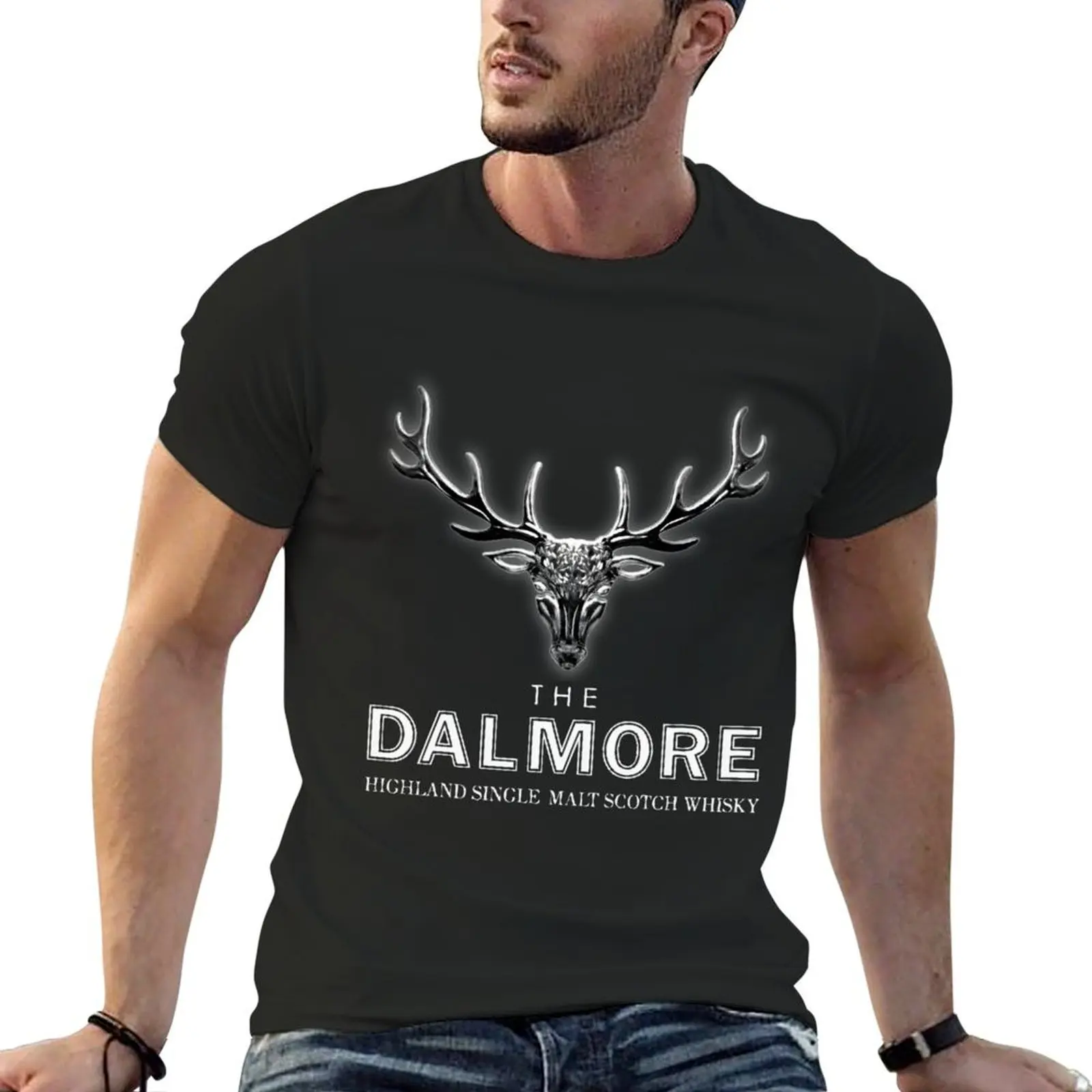

The Dalmore \ t футболка черные летние топы Спортивные топы для фанатов Мужские Винтажные футболки