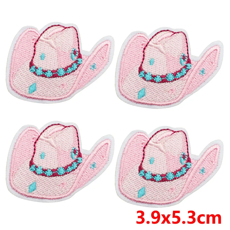 12 Stks Western Cowgirl opstrijkbare patches voor kleding naaien geborduurde applicatie reparatie patch doe-het-zelf ambachten decor voor vrijgezellenfeest bruiloft