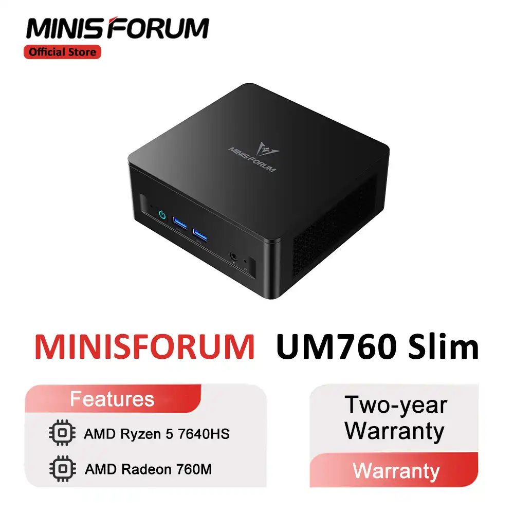 [ 新品 ]ミニPC MINISFORUM UM760 Slim Minisforum Launches Lightweight UM760 Slim Mini PC With AMD Ryzen