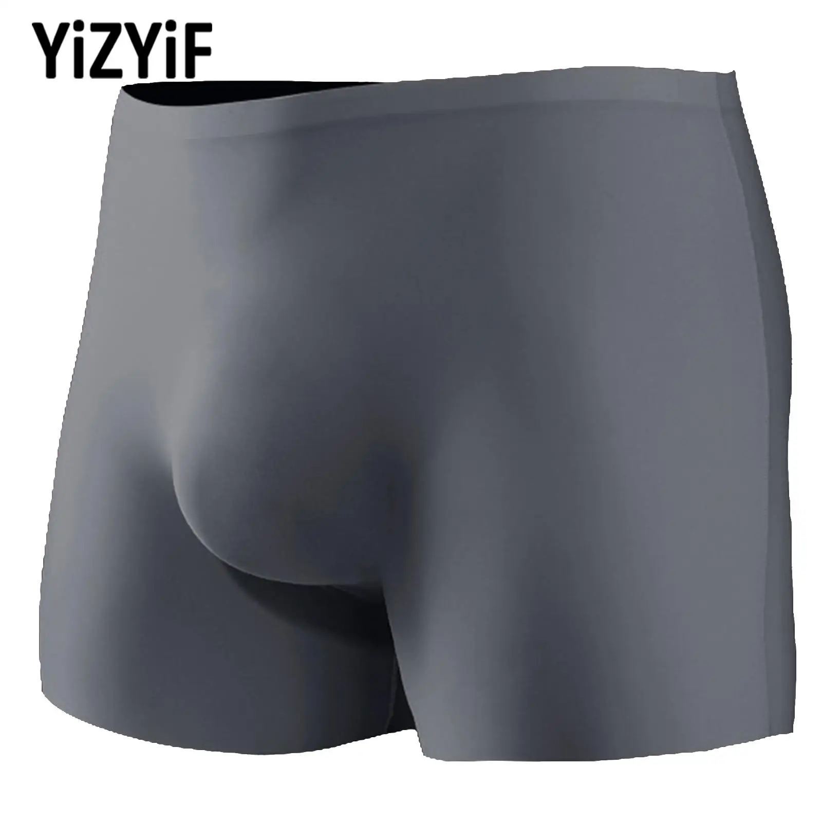 MensRunningShortsBoxersUnderwearFullCoverageSeamlessPanties