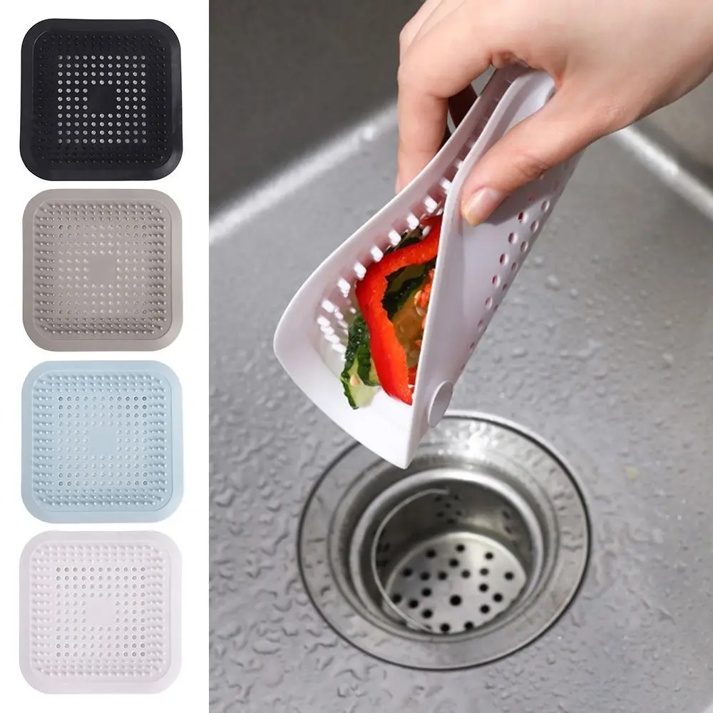 Kitchen Anti-blocking Sink Filter Silicone Water Stoppers Bathtub Shower Floor Drain Cover Hair Filter Bathroom Accessories sink overflow cover,kitchen sink filter,drain filter