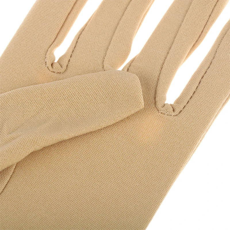 Mehrfarbige lange Braut billige Hochzeit Accessoires Braut Ellenbogen weiß rot Damen Festzug Kleid Satin Finger linge elegante Handschuhe – Detail 9