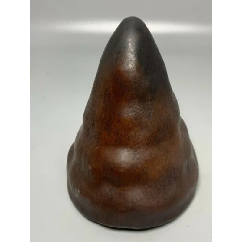 

14cm Chinese Horn Sculpture Natural Horn Statue Sculpture