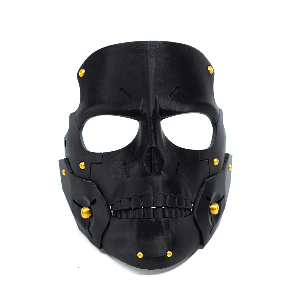 Death Stranding-Inspired Full Face Helmet with Skull Design for Cosplay Events