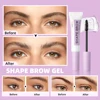 QIBEST Transparent Eyebrow Styling Soap Brows Gel Long Lasting Eyebrow Shaped Creamy Wax Colorless Pomade Lift Natural Wild Brow 5