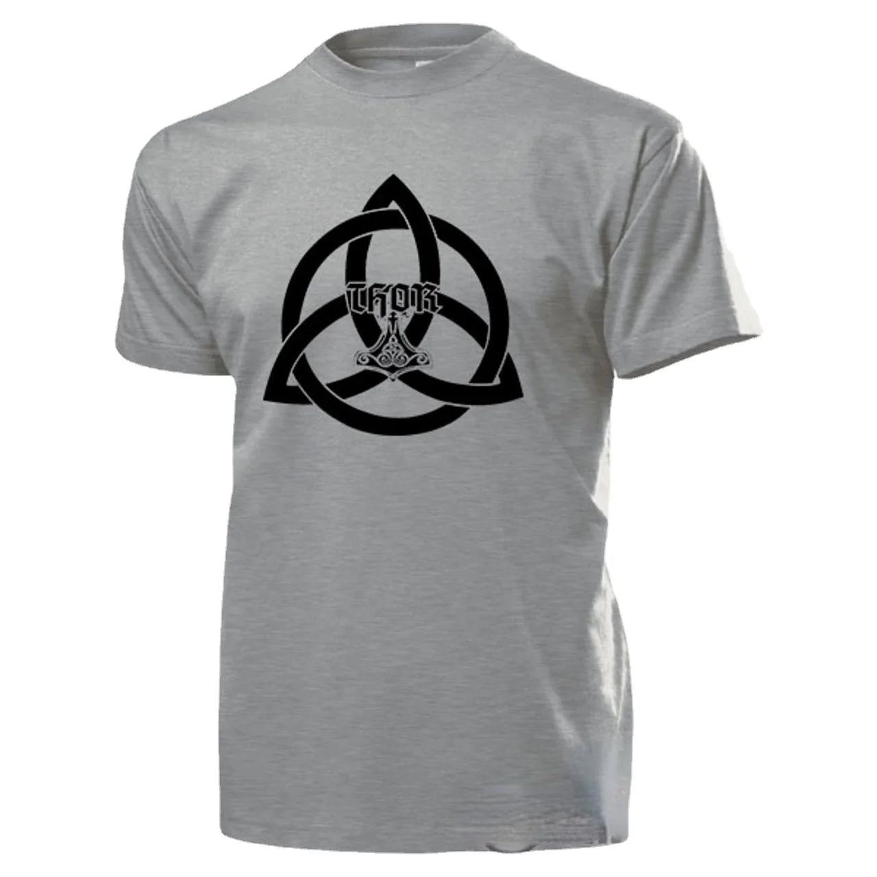 Thor Thor'S Hammer Celtic Knot Germaniic Vi King T-Shirt. Maglietta Da Uomo Con Scollo A O Manica Corta In Cotone Premium Novità S-3Xl